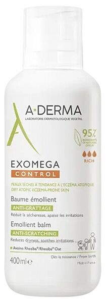 Бальзам А-Дерма A-Derma Exomega для догляду за атопічною шкірою 400 мл
