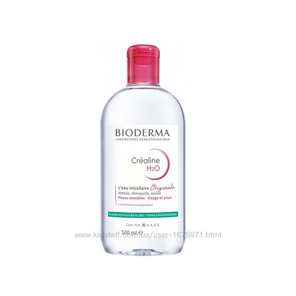 Bioderma Crealine Sensibio H2O Micellaire Solution Міцелярна вода