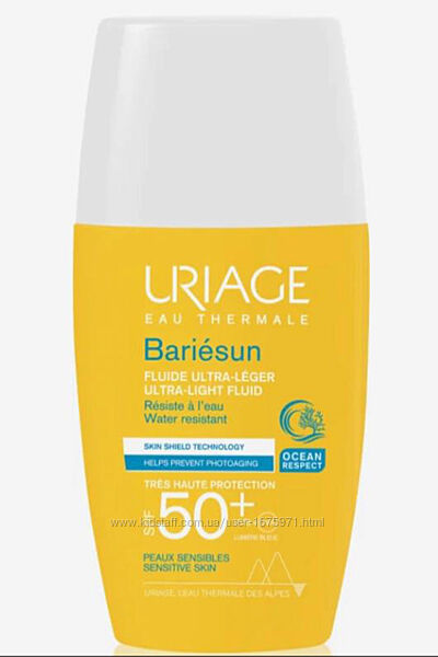 Uriage Barisun Ultra-Light Fluid SPF 50 Урьяж спф 50