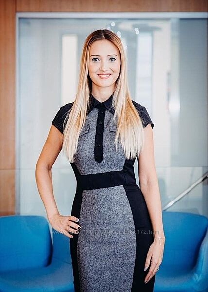 KAREN MILLEN Дорогий бренд S-M колекція 2023 осінь -зима, сукня - сарафан ф