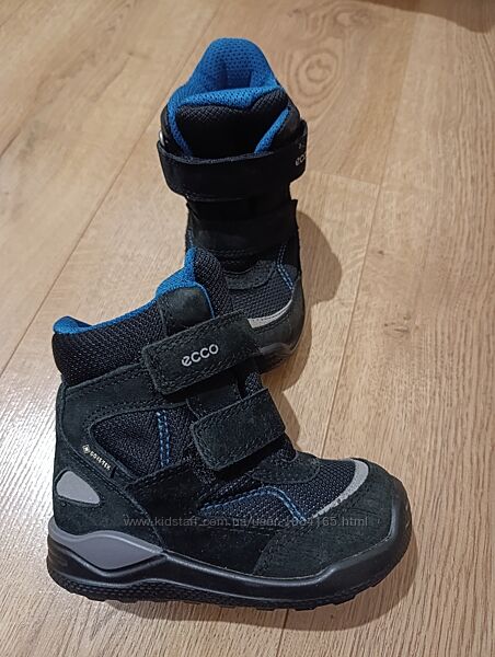 Зимові термочобітки Ecco Gore-tex 22 р 14 см Стан нових 