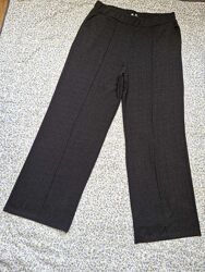 Тонкие трикотажные брюки палаццо Рeacocks, 50-52р.