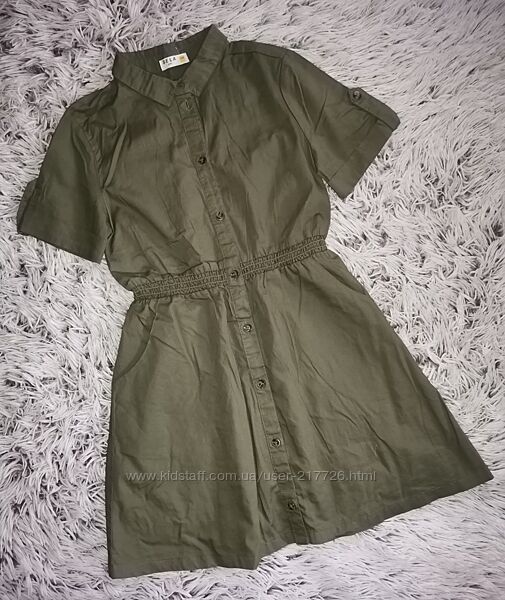Платье рубашка хлопок 