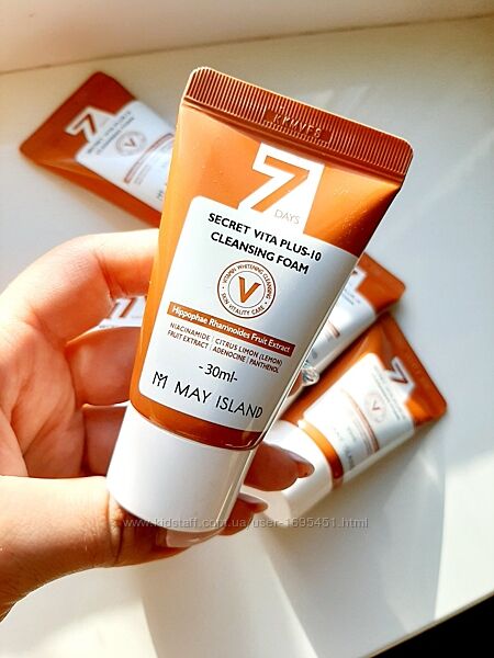 Очищувальна пінка May Island 7 Days Secret Vita Plus-10 Cleansing Foam