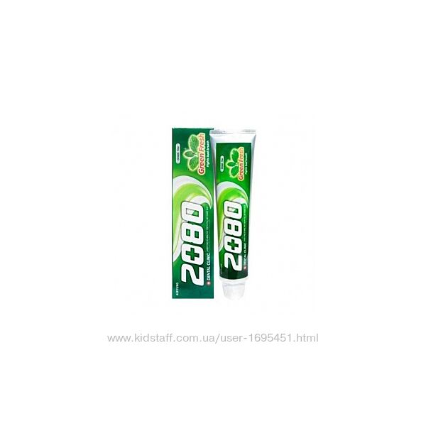 Dental Clinic 2080 Green Fresh Toothpaste Зубна паста від карієсу з мятою 