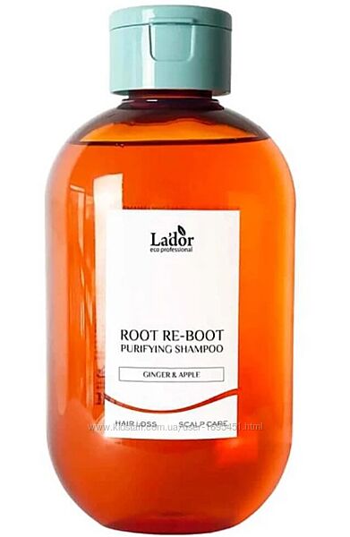 Шампунь Lador Root Purifying Shampoo Ginger Apple для жирної та чутливої шк