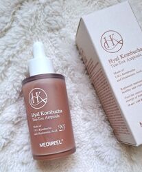 Сиворотка з комбучею MEDIPEEL Hyal Kombucha Tea-Tox Ampoule зволожуюча