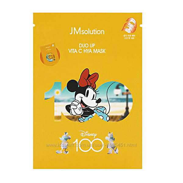JMsolution Duo Up Vita C Hya Mask Disney 100 тканинна маска з вітаміном С 
