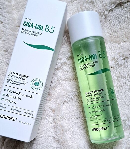 MEDIPEEL Phyto Cica-Nol B5 AHA BHA Vitamin Calming Toner тонік з центеллою