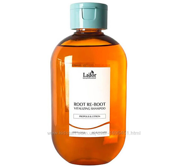 Шампунь Lador Root Re-Boot Vitalizing Shampoo Propolis Citron 
