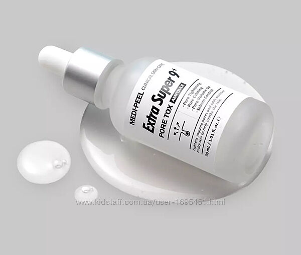 Medi-Peel Extra Super 9 Plus Pore Tox Ampoule Очищуюча пілінг-сироватка