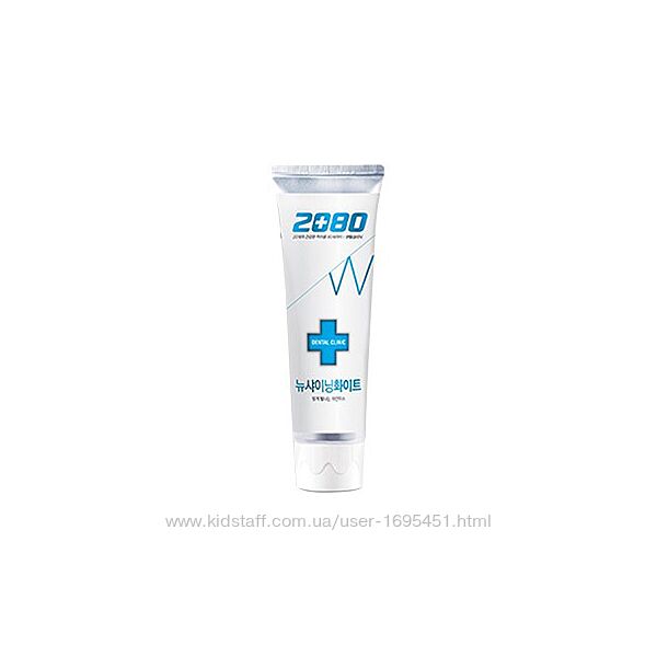 Відбілююча зубна паста 2080 New Shining White Toothpaste з токоферолом 
