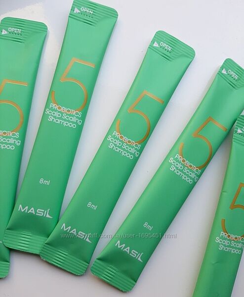 Masil 5 Probiotics Scalp Scaling Shampoo Глибокоочисний шампунь пробник