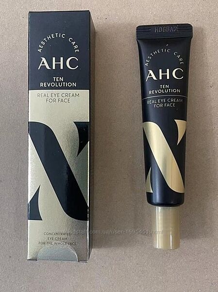 AHC Ten Revolution Real Eye Cream For Face Антивіковий ліфтинг крем під очі