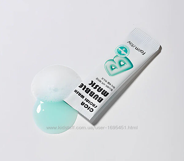 Бульбашкова маска Farmstay Cica Facial Wash Bubble Mask з центеллою 