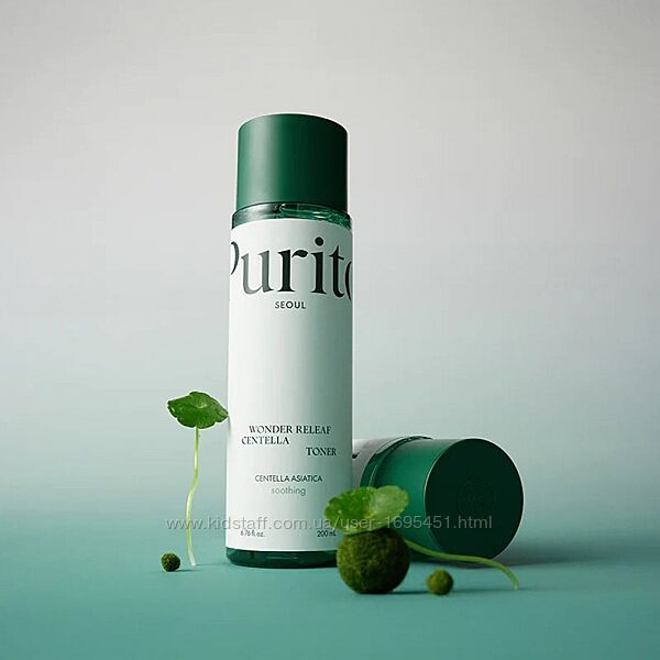 Тонер заспокійливий з центеллою Purito Seoul Wonder Releaf Centella Toner  