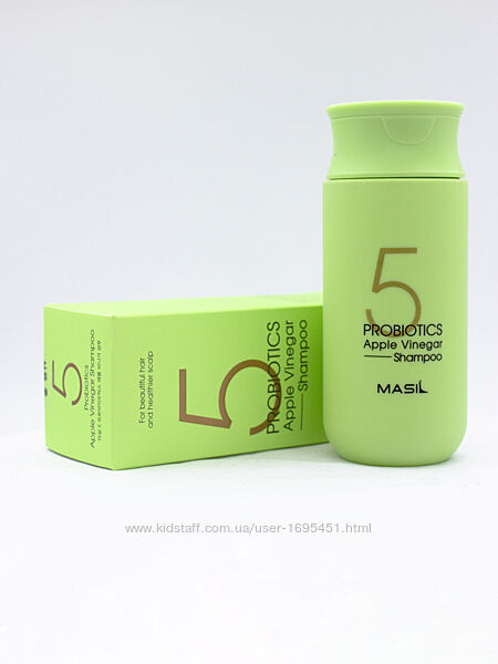 Masil 5 Probiotics Apple Vinegar Shampoo шампунь на основі яблучного оцту 