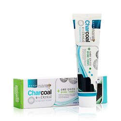 Hanil Chemical Nano Charcoal Dental Toothpaste Зубна паста зі сріблом Корея
