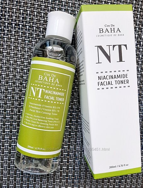 Cos De Baha Niacinamide Toner тонер з ніацинамідом для проблемної шкіри 