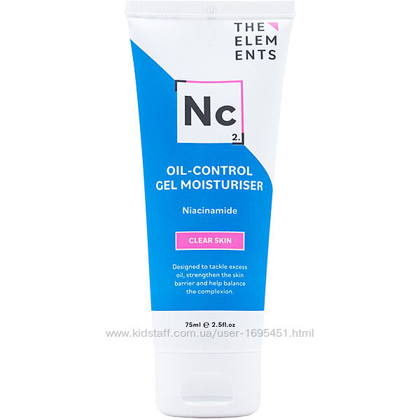 The Elements Oil-Control Gel Moisturiser Гель для контролю вироблення себум