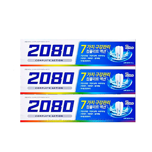 Dental Clinic 2080 Complete Action Cool Mint Toothpaste Зубна паста Корея 