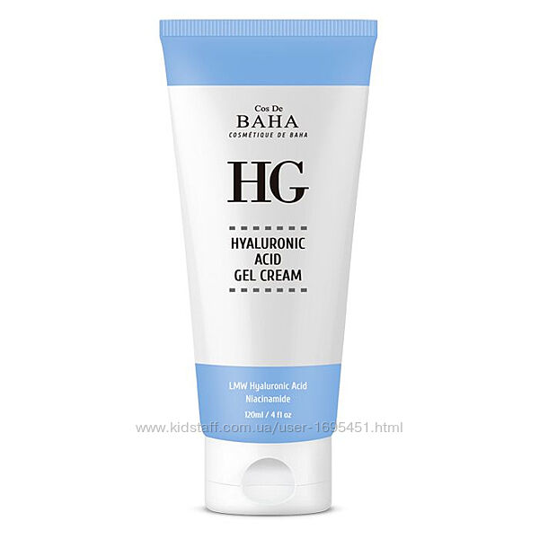 Крем-гель з гіалуроновою кислотою Cos De Baha Hyaluronic Acid Gel Cream 