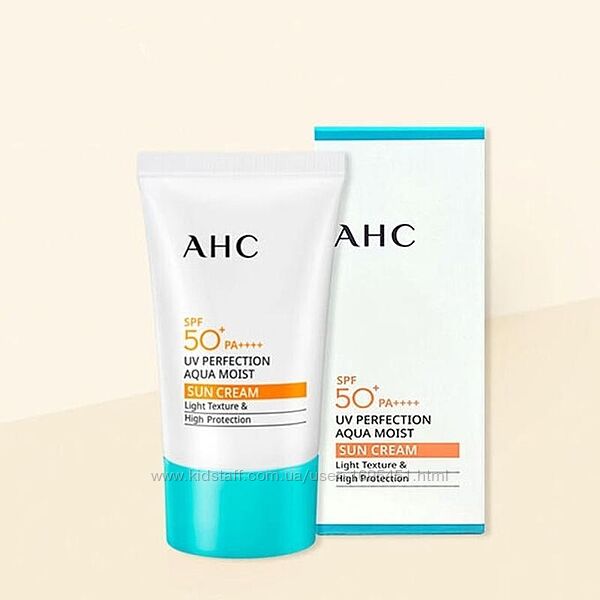AHC UV Perfection Aqua Moist Sun Cream SPF50 Зволожуючий сонцезахисний крем