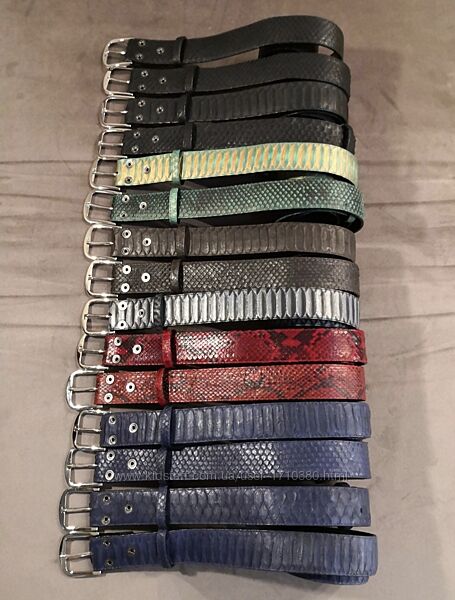Эксклюзив. Ремень женский, мужской из кожи питона
