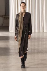 Трикотажное вязаное платье zara, p. l