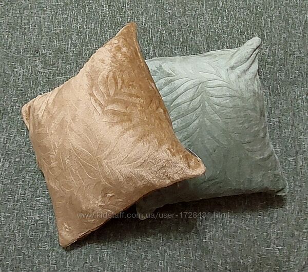 Декоративные наволочки 45х45 плюш-велюр.