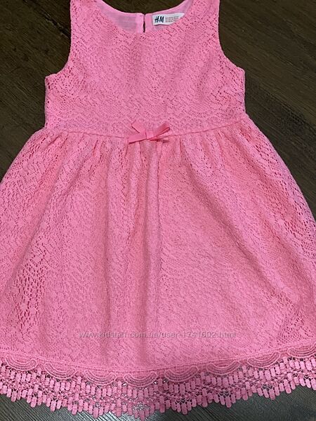 Платье с кружевом, для девочки 4-5 лет.
