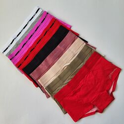 Бавовняні трусики шортики з лого резинкою Victoria&acutes Secret