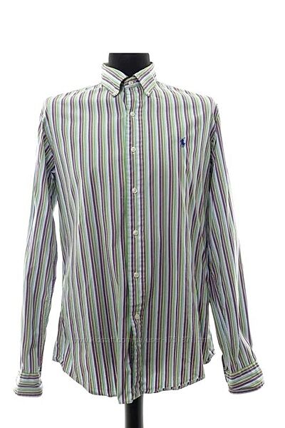 Фірмова бавовняна сорочка, оригінал від polo ralph lauren, р. м 46