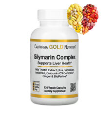 California Gold Nutrition, Силимариновый комплекс, силимарин, 120  капсул