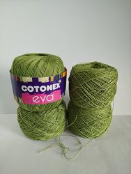 Пряжа для вязания Cotonex EVA, 100 мерсеризованный хлопок, Турция