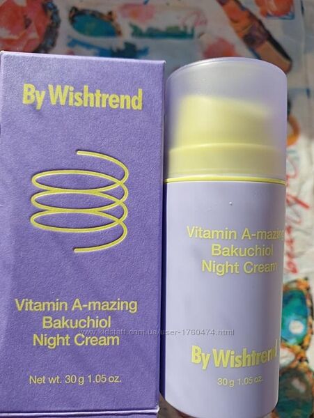By Wishtrend Vitamin A-mazing Bakuchiol Night Cream Нічний омолоджуючий кре