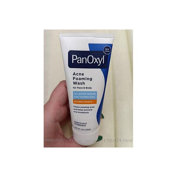 Panoxyl foaming acne wash пінка для вмивання проблемної шкіри 10 85 грамм