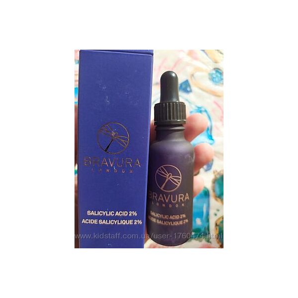 Пилинг для лица с салициловой кислотой 2 bravura london salicylic acid 2 