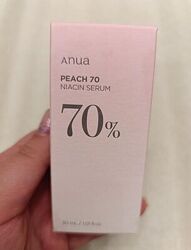 Сироватка для рівного тону і сяйва anua peach 70 niacinamide serum