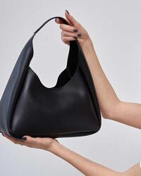 Жіноча сумка чорна сумка як в mango сумка тоут сумка хобо чорна сумочка