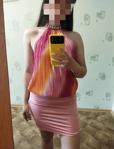 Гарне плаття рожеве плаття коктейльне плаття блискуче плаття літнє плаття