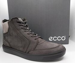 Кожаные стильные ботинки кеды Ecco Soft Classic оригинал