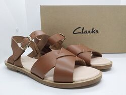 Кожаные удобные сандалии босоножки Clarks оригинал 