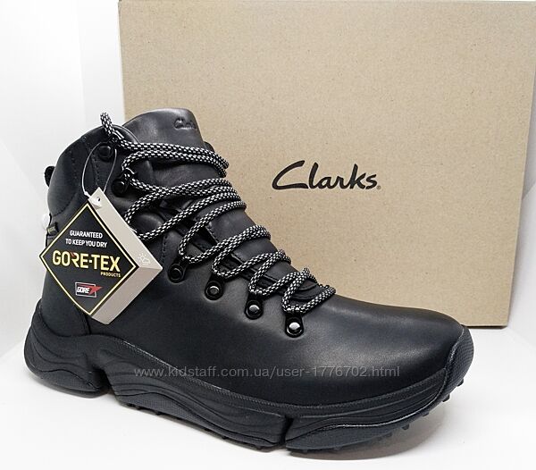 кожаные милитари ботинки берцы Clarks Tri Path  на мембране Gore Tex оригин