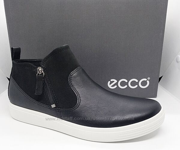 Шикарные кожаные ботинки ECCO оригинал 
