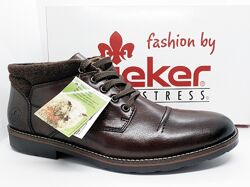 Шикарные кожаные зимние ботинки Rieker Antistress оригинал 