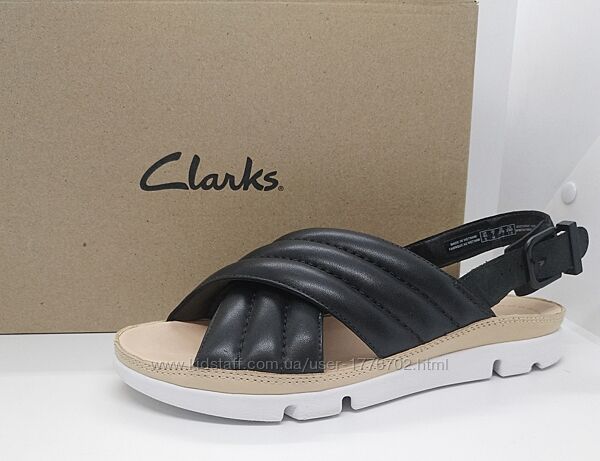 стильные кожаные босоножки Clarks Trigenic сандалии оригинал