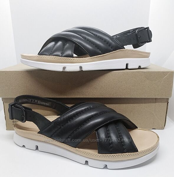 стильные кожаные босоножки Clarks Trigenic сандалии оригинал