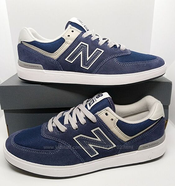 Стильные замшевые низкие кеды New Balance 574 оригинал 