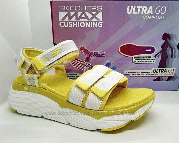 стильні сандалі босоніжки Skechers Max Cushioning оригінал